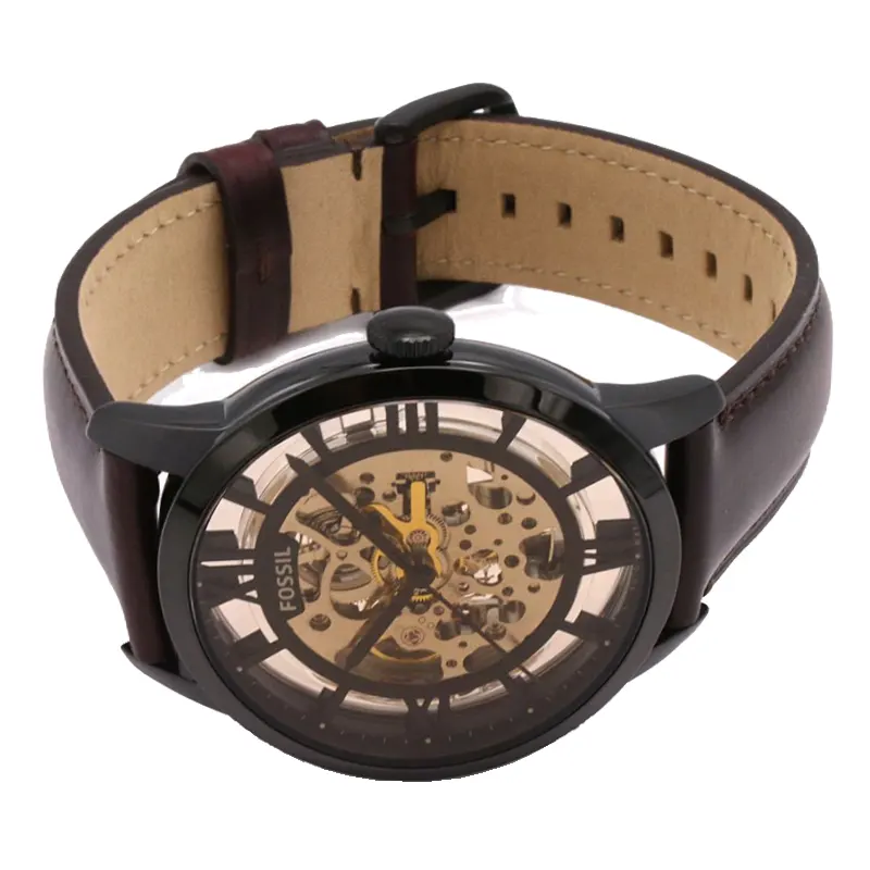 Fossil Townsman Dark Brown Leather Men's Watch | ME3098